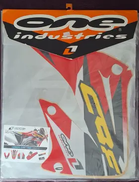 GR-HO456 HONDA Radiator Graphics Decal CRF450R
