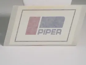 09-43500 PIPER Antique Historic Repro Decal Sticker