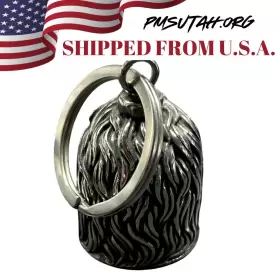 02244067802 PMSUTAH Rider Guardian Lion Bling Hanger Key Ring #3