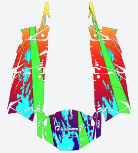 MADDNESSP21000 POLARIS Maddness Design Decal Graphic Wraps Xp