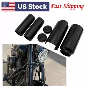 320001161709 PREMIUMMOTORCYCLEUSA Fork Cover Boot Set Fxbb M8