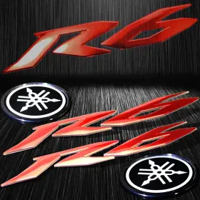 EMB-FOR-YZF-R6-R6S-R6M PRO BIKERY Ry Abs Emblem Reflective