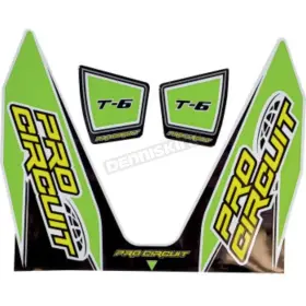 DC22T6-GRN PRO CIRCUIT Exhaust Decals