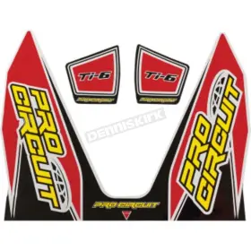 DC22TI6-RED PRO CIRCUIT Exhaust Decals