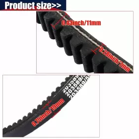 203589 QAZAKY Drive Belt Manco Hoffco Comet #2