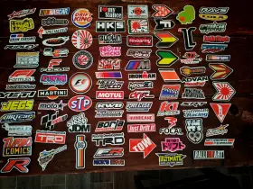 045929086209 R-R RACING Drift Sticker Set Race Decal