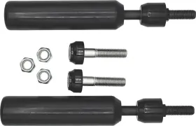 SF50001 SANTORO FABWORX Shock Mount Sliders Harley Dyna