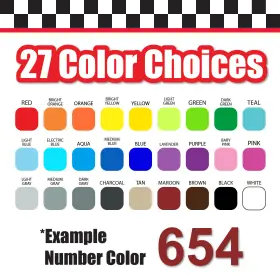 BO-FONTNUM1129S2001D01002 STICKERBAO Single Race Car Stickers