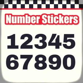 RMNUM1107SXXX3MM5001 STICKERBAO Die Stickers Classic