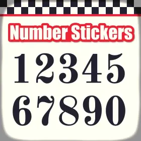 RMNUM1119SXXX3MM5001 STICKERBAO Die Stickers Classic