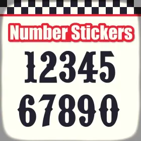 RMNUM1122SXXX3MM5001 STICKERBAO Die Stickers Classic