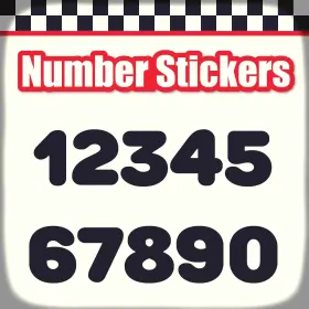 RMNUM1130SXXX3MM5001 STICKERBAO Die Stickers Classic