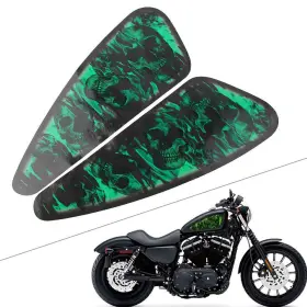 550747741112 SUCCESSSSS Skull Decals Fuel Gas Tank Pad XL883