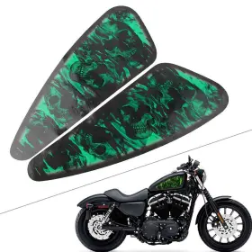 550749438799 SUCCESSSSS Skull Decals Fuel Gas Tank Pad XL883