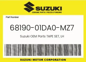 68190-01DA0-MZ7 SUZUKI Tape Set Lh