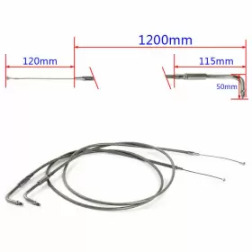 HD-TCS-012-TC-0821 TARAZON Push Throttle Cable XLH883 XL1200C