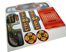 S2FIRE42 THE TOY RESTORE Decals Engine Fire