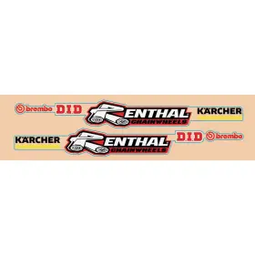 TS30-7001 THROTTLE SYNDICATE Swingarm Decals Renthal Chain