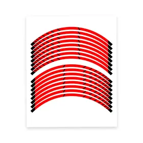 TZWSAS02BXX17USSN039 TOPRIDER360 Tape Stripe Rim Stickers