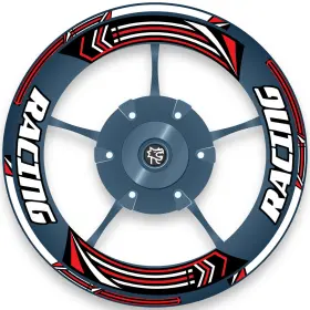 TZWSBP01XX17USSN077A TOPRIDER360 Racing Wheel Rim Stickers