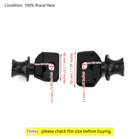 M524-A029-BLK TOPTENG Chain Adjuster Block Stand Spool CB650R #3
