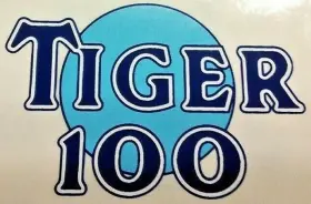44-00281 TRIUMPH Rear Mudguard Fender Decal Sticker T100