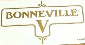 60-3950 TRIUMPH Framed Panel Sticker Bonneville