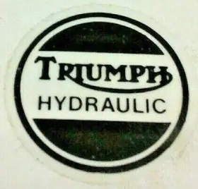 60-4156 TRIUMPH Hydraulic Caliper Cover Sticker T140