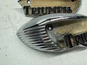 82-6887 TRIUMPH Tank Badges 500 650 Bonneville Tiger Trophy #3