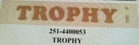 D2064 TRIUMPH Block Top Tank Panel Sticker Trophy