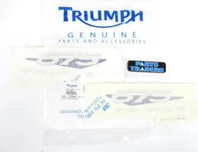 T2307763 TRIUMPH Faring Panel Cover Decal Set Triple Daytona