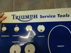 T880083 TRIUMPH Nos Aprox Tool Board Overlay Cave Wall Art #2
