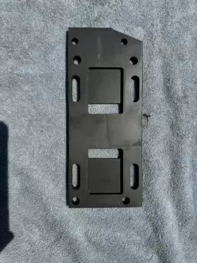 17-6654 V-TWIN MANUFACTURING Transmission Mount Plate Harley #2