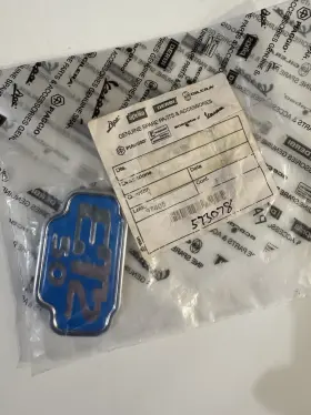 573078 VESPA Badge Sticker Decal Glove Box Door