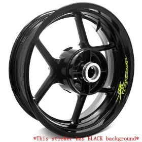 WSSBHAYABUSAAXX17VMTOP029B VMBOLT Letter Stripe Rim Stickers