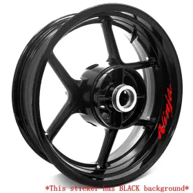 WSSBNINJAAXX17VMTOP047A VMBOLT Letter Stripe Rim Stickers Sx