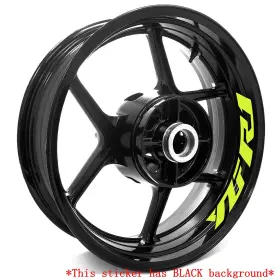 WSSBYZFR1BXX17VMTOP075B VMBOLT Letter Stripe Rim Stickers Yzf
