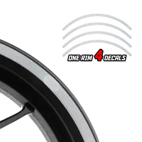 VVRWSRA17CL4613 VVRACING Retroreflective Tape Strip Sticker