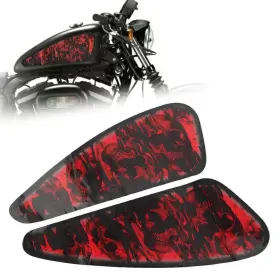 163892178476 WATERTTTH Decals Fuel Gas Tank Stickers Skull