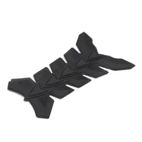 609876686051 X-AUTOHAUX Rubber Oil Fuel Tank Pad Sticker