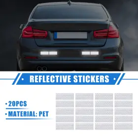 716058898789 X-AUTOHAUX Reflective Stickers Rectangle
