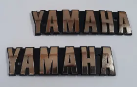 10L-2 YAMAHA Tank Badges XV920J Virago #2