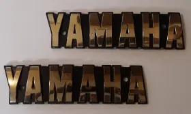 10L-2 YAMAHA Tank Badges XV920J Virago #3