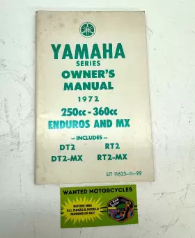 11623-11-99 YAMAHA Lit Owners Manual Mx 250 360