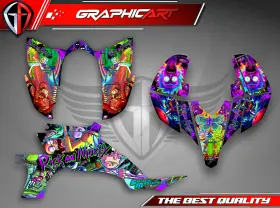 32123 YAMAHA Graphic Decals Kit YFZ450 Yfz