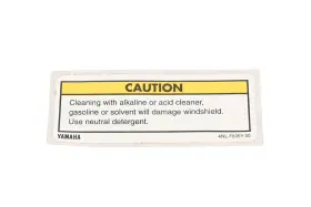 4NL-F835Y-00-00 YAMAHA Caution Label Nos