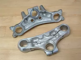 525-23345-00 YAMAHA Fork Triple Ty Ahrma Trials Tree Clamp #2