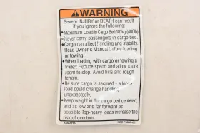 5UG-F4897-00-00 YAMAHA Warning Decal Nos