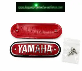 227-24161-00-00 YAMAHA ENDURO LEGENDS Fuel Gas Tank Badges Mx