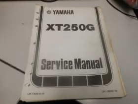 LIT-11616-01-91 YAMAHA Service Manual XT250G